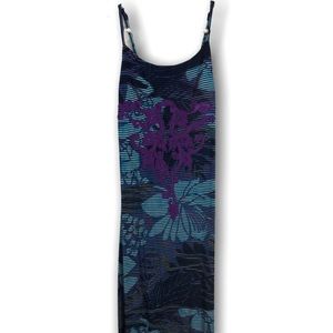 BAGUS | Womens Long Maxi Purple Woven Dress